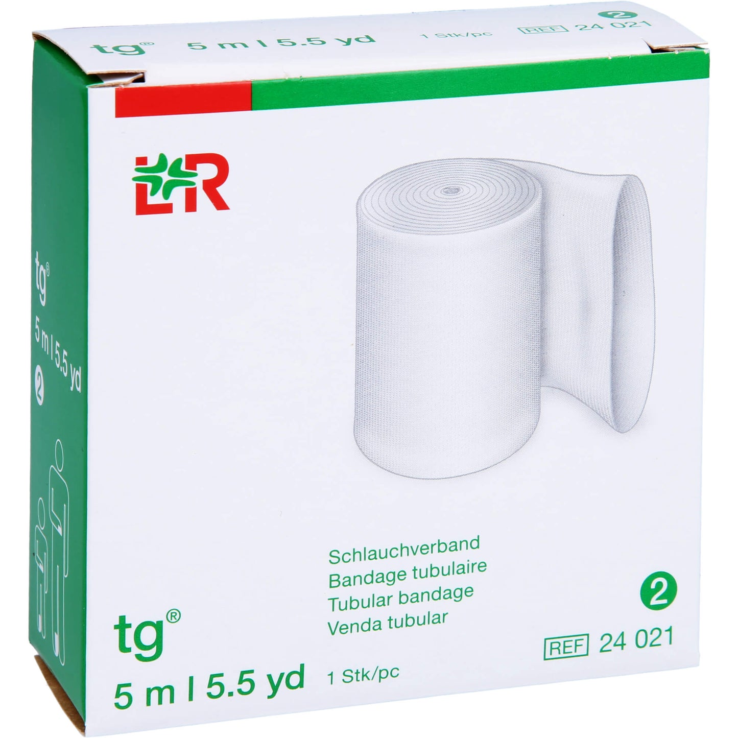 TG Schlauchverband Gr.2 5 m weiß 1 St