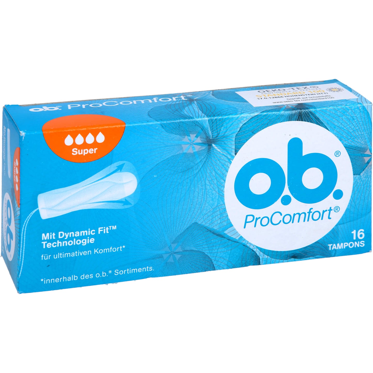 O.B. Tampons ProComfort super 16 St