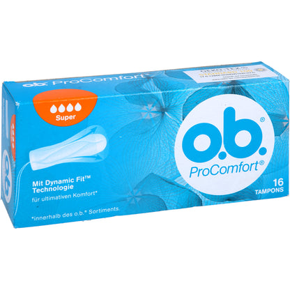 O.B. Tampons ProComfort super 16 St