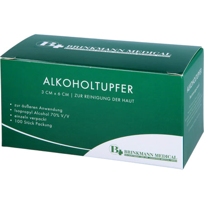 ALKOHOLTUPFER 3x6 cm steril 100 St