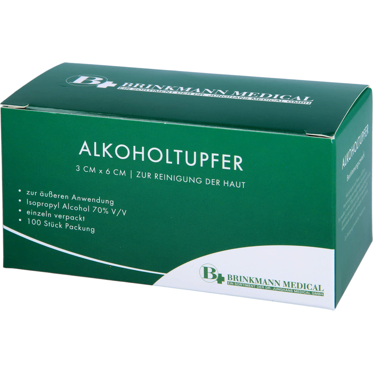 ALKOHOLTUPFER 3x6 cm steril 100 St