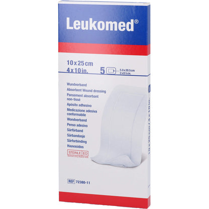 LEUKOMED sterile Pflaster 10x25 cm 5 St