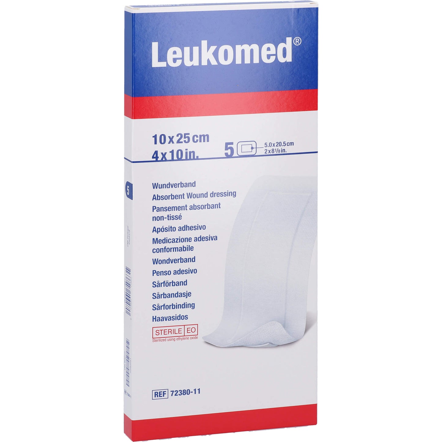 LEUKOMED sterile Pflaster 10x25 cm 5 St