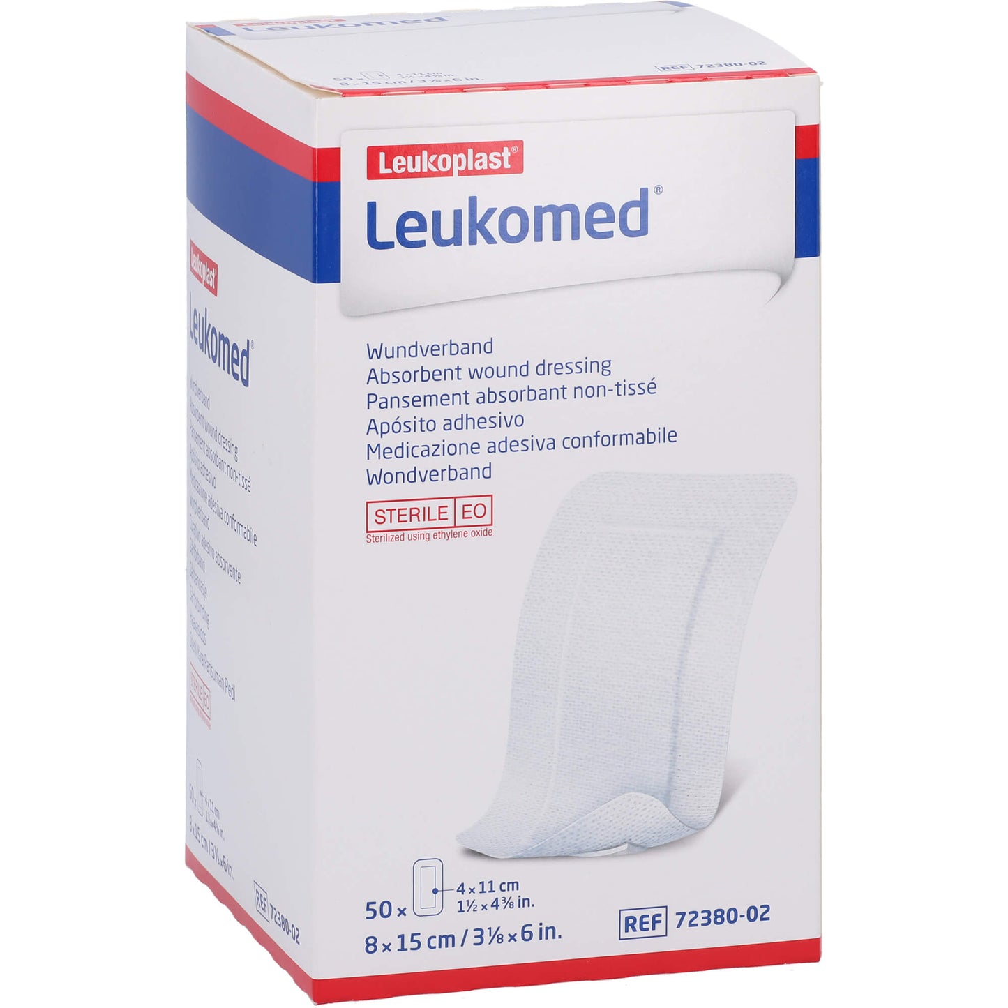 LEUKOMED sterile Pflaster 8x15 cm 50 St