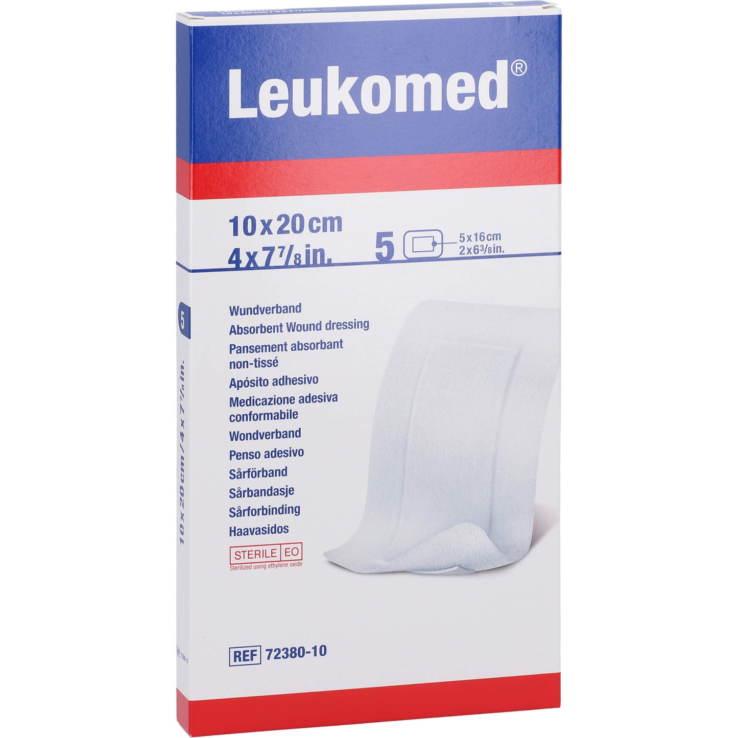 LEUKOMED sterile Pflaster 10x20 cm 5 St