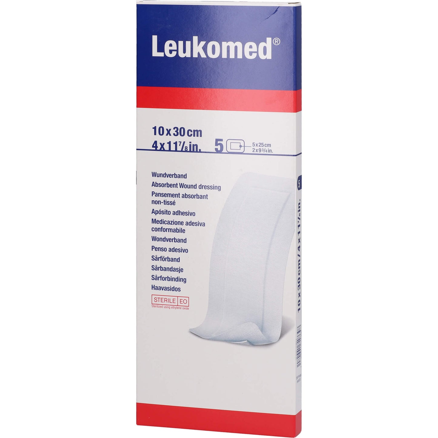 LEUKOMED sterile Pflaster 10x30 cm 5 St