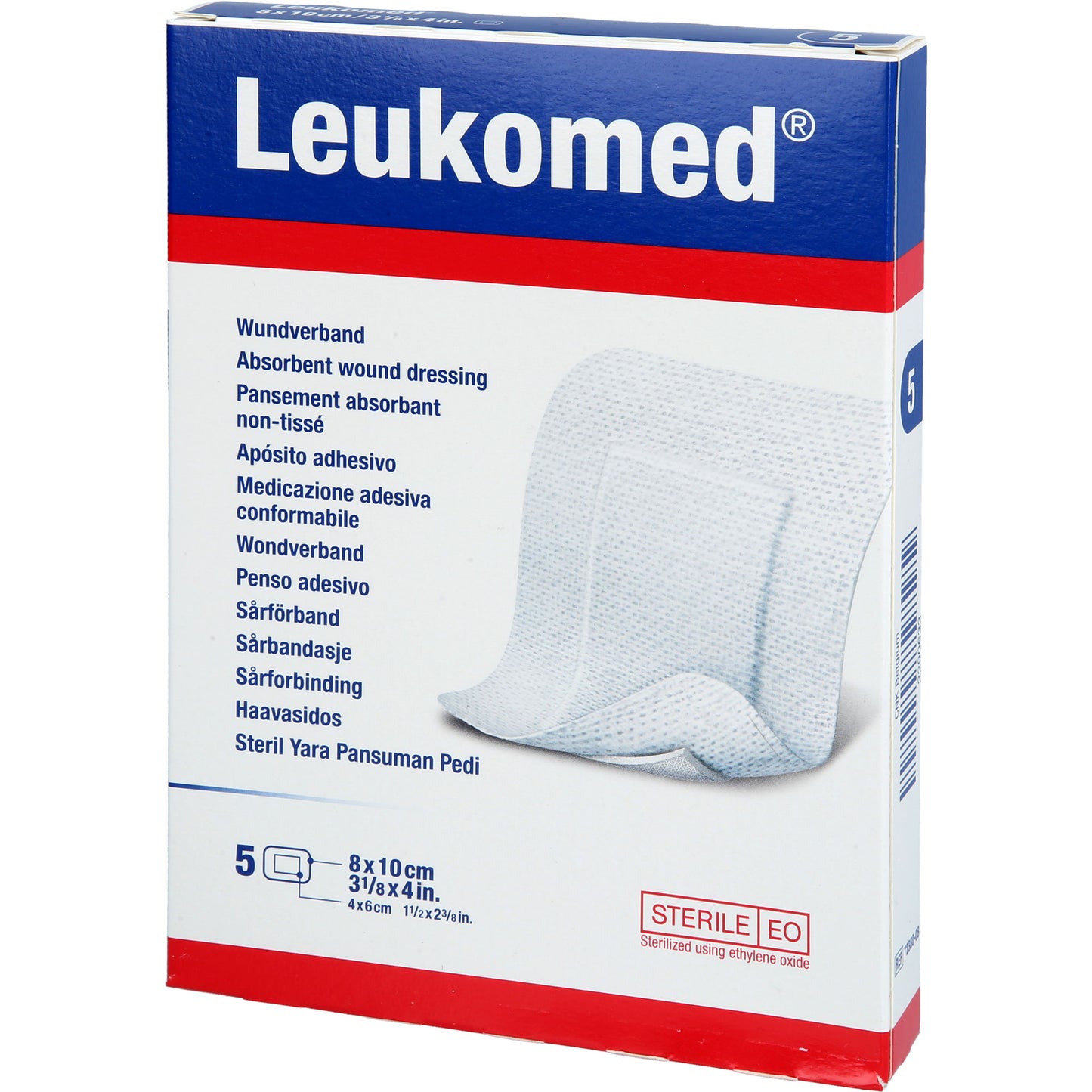 LEUKOMED sterile Pflaster 8x10 cm 5 St