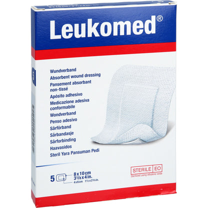 LEUKOMED sterile Pflaster 8x10 cm 5 St