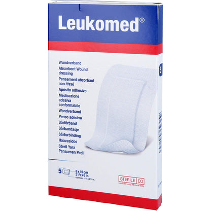 LEUKOMED sterile Pflaster 8x15 cm 5 St