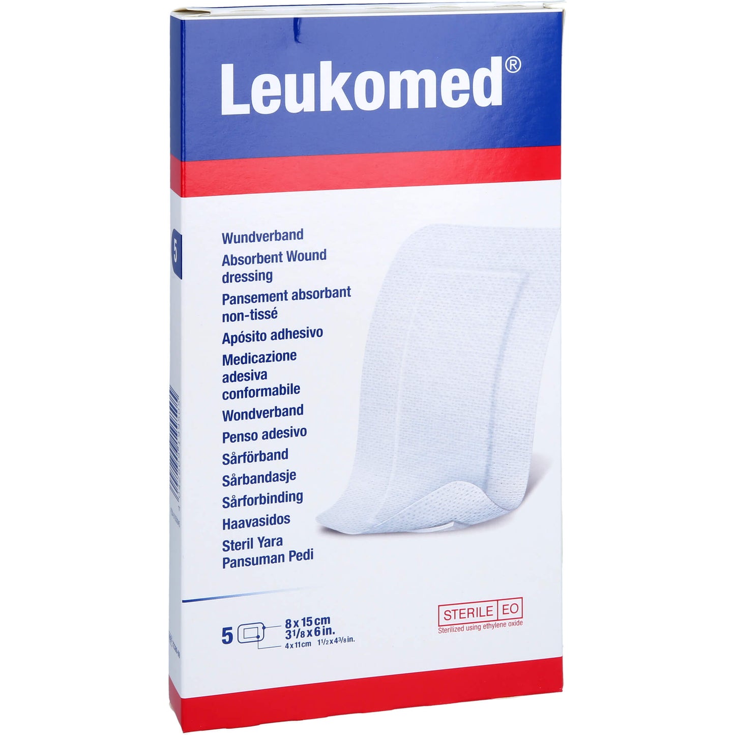 LEUKOMED sterile Pflaster 8x15 cm 5 St