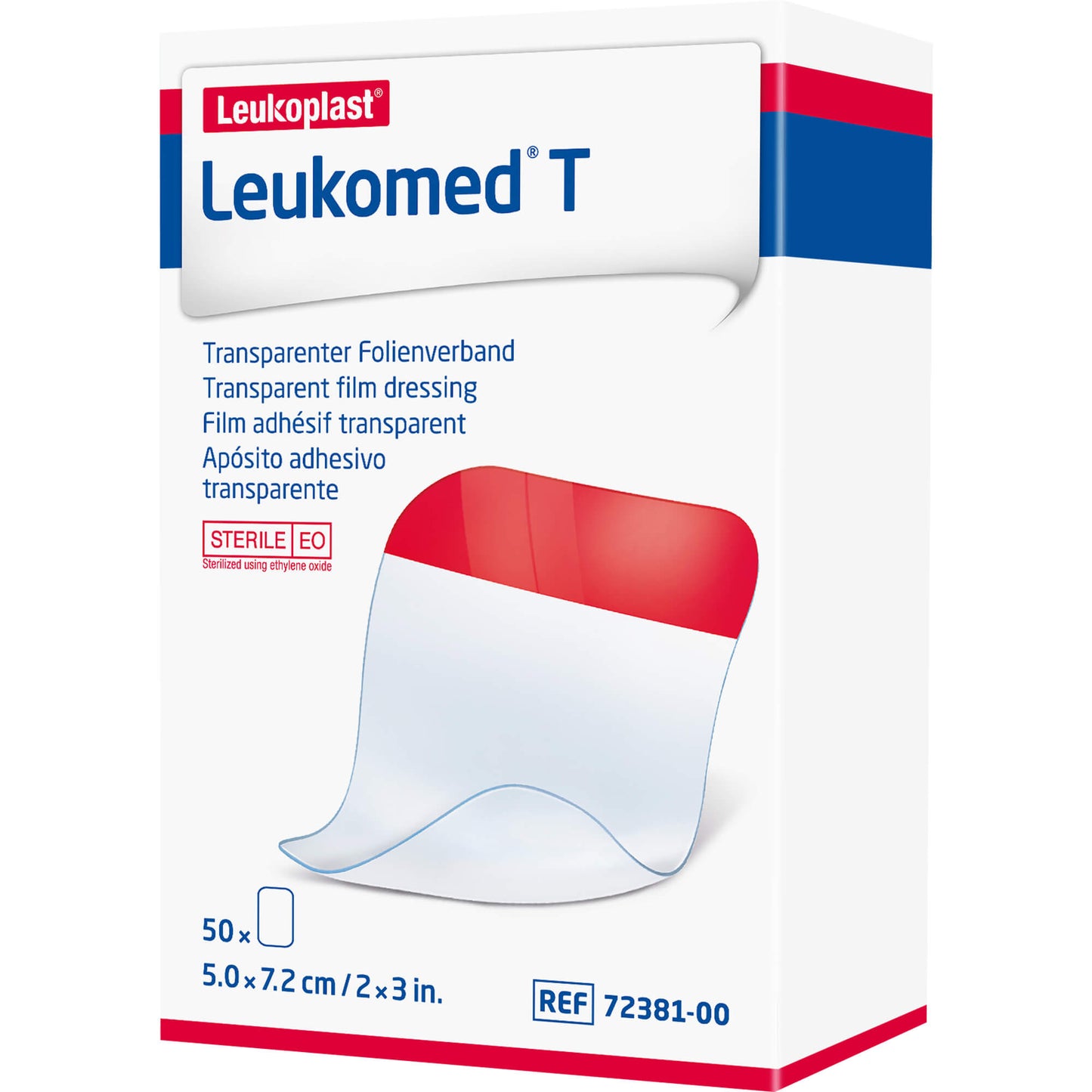 LEUKOMED transp.sterile Pflaster 5x7,2 cm 50 St