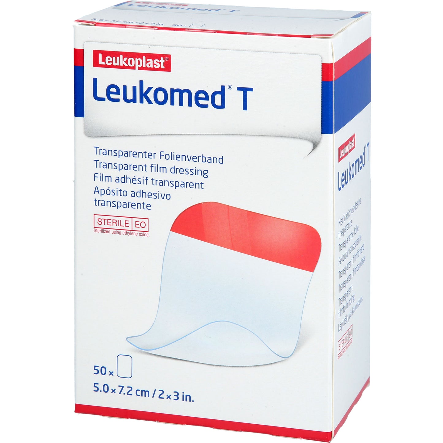 LEUKOMED transp.sterile Pflaster 5x7,2 cm 50 St