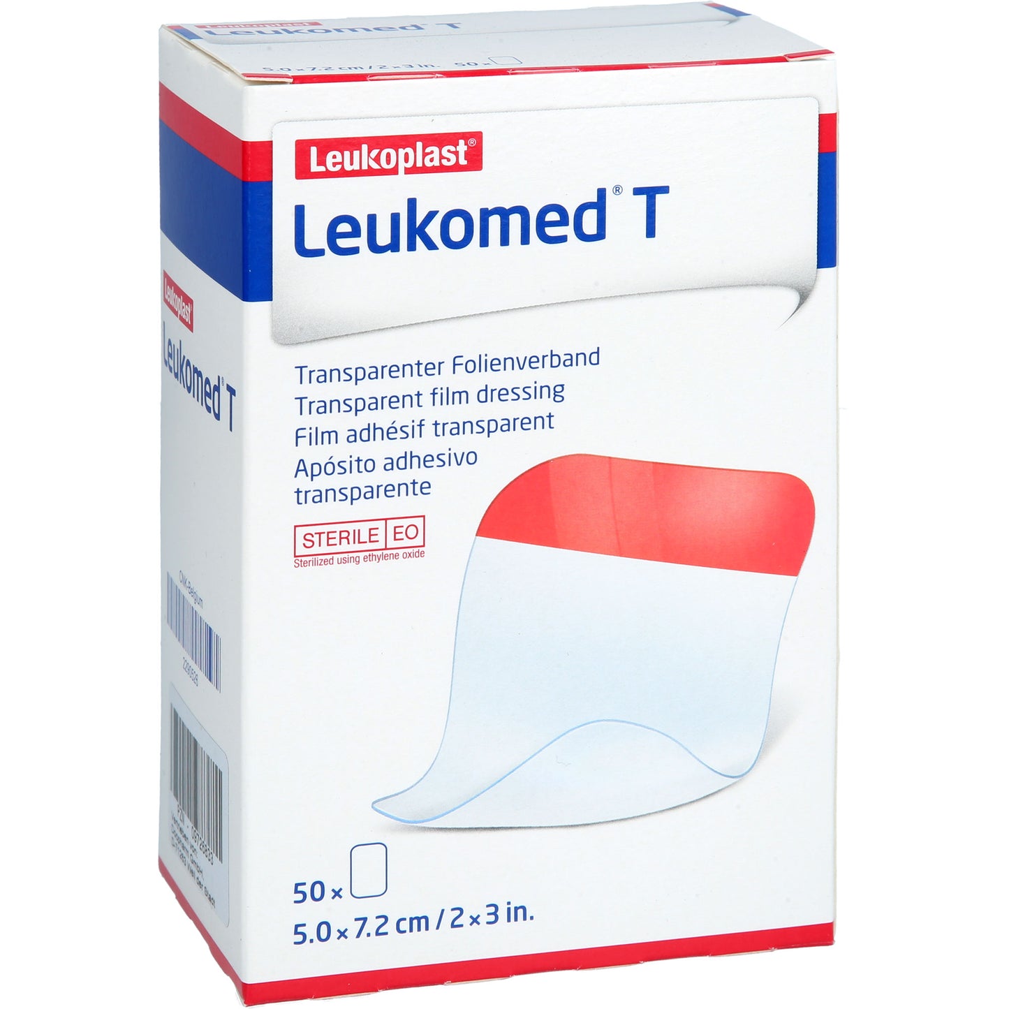 LEUKOMED transp.sterile Pflaster 5x7,2 cm 50 St