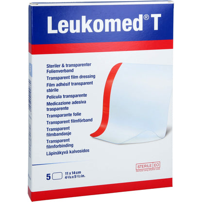 LEUKOMED transp.sterile Pflaster 11x14 cm 5 St