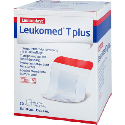 LEUKOMED transp.plus sterile Pflaster 8x10 cm 50 St