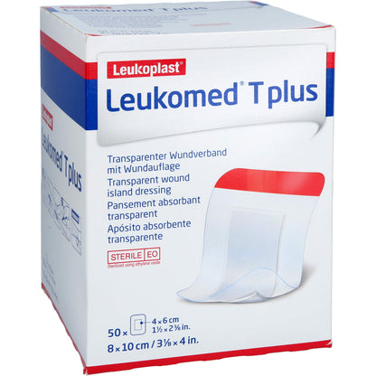 LEUKOMED transp.plus sterile Pflaster 8x10 cm 50 St