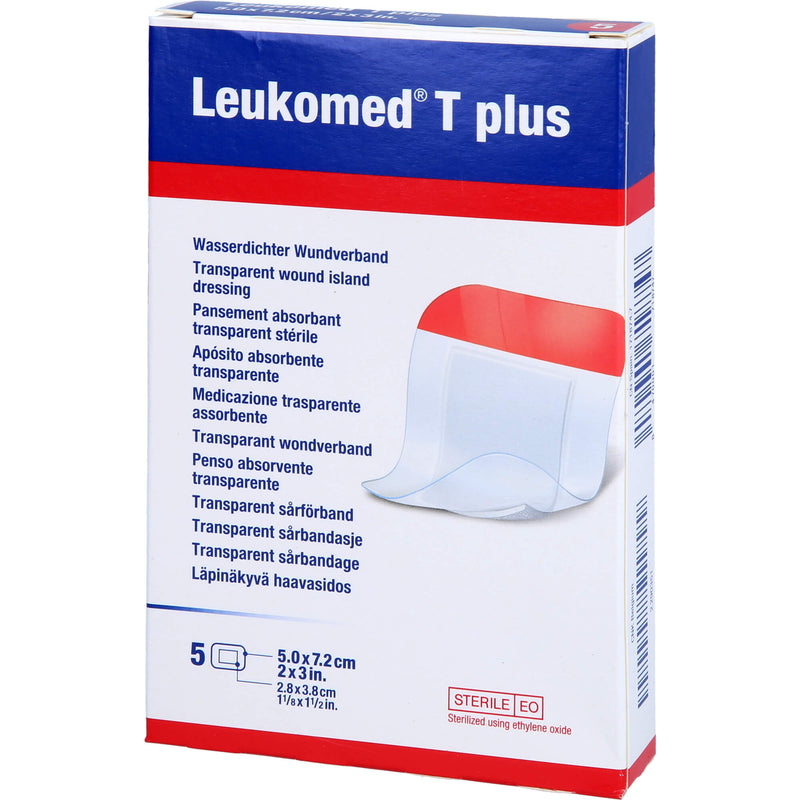 LEUKOMED T PLUS 7.2X5CM 5 St