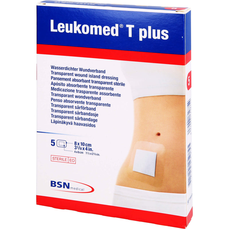 LEUKOMED T PLUS 8X10CM 5 St