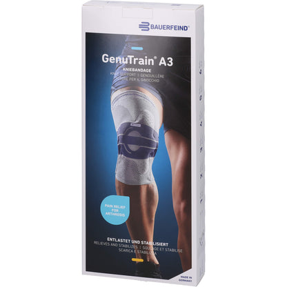 GENUTRAIN A3 Kniebandage links Gr.2 titan 1 St