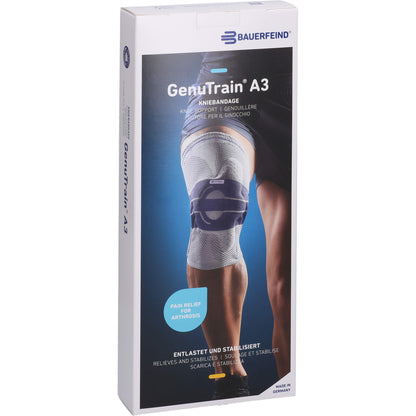 GENUTRAIN A3 Kniebandage links Gr.2 titan 1 St