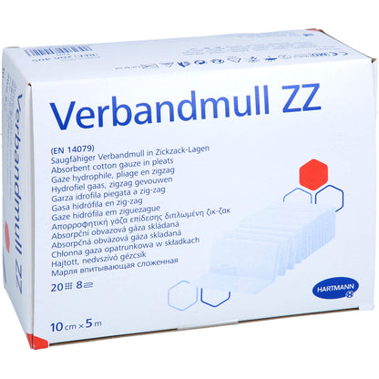VERBANDMULL Hartmann 10 cmx5 m zickzack 1 St