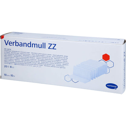 VERBANDMULL Hartmann 10 cmx10 m zickzack 1 St