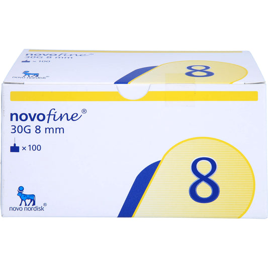 NOVOFINE Nadeln 0,30x8 mm 100 St