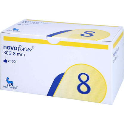 NOVOFINE Nadeln 0,30x8 mm 100 St