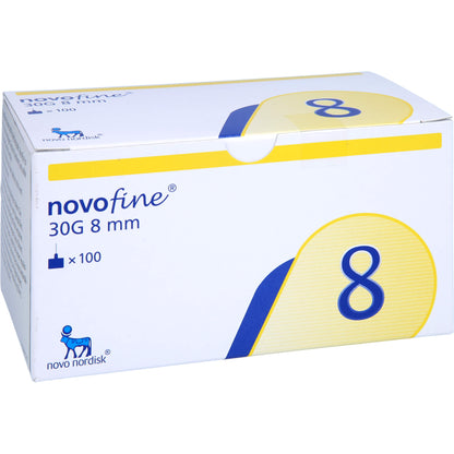 NOVOFINE Nadeln 0,30x8 mm 100 St