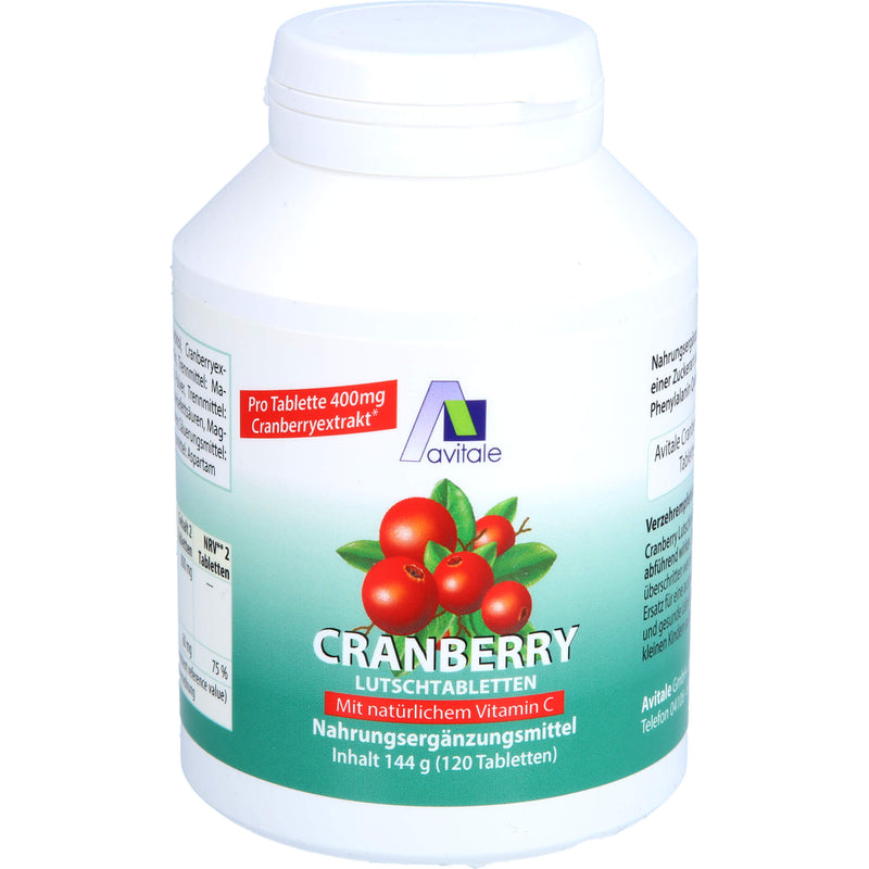 CRANBERRY LUTSCHTABLETTEN 120 St