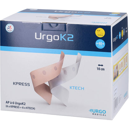URGOK2 Kompr.Syst.10cm Knöchelumf.18-25cm 6 St