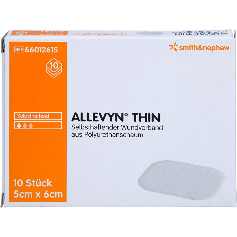 ALLEVYN THIN 5X6CM WUNDAUF 10 St