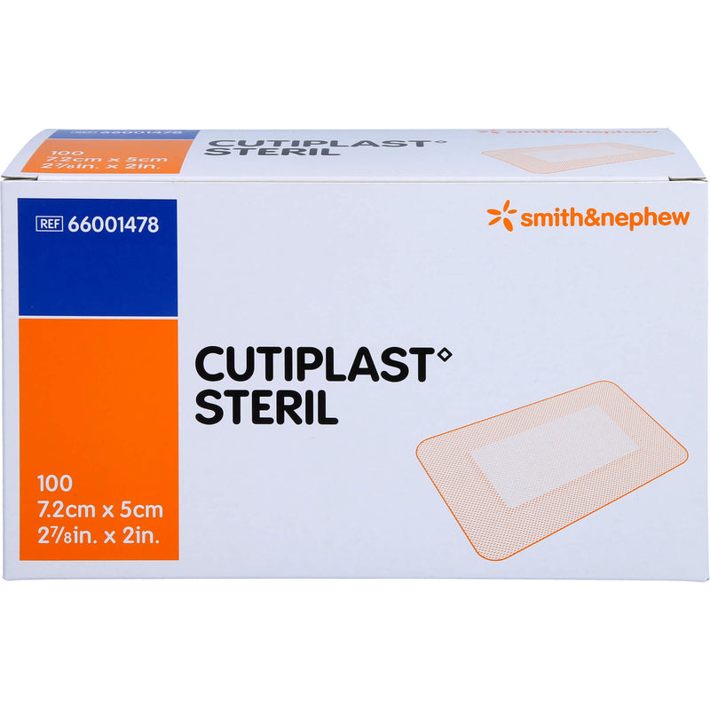 CUTIPLAST ST WUNDV 7.2X5CM 100 St