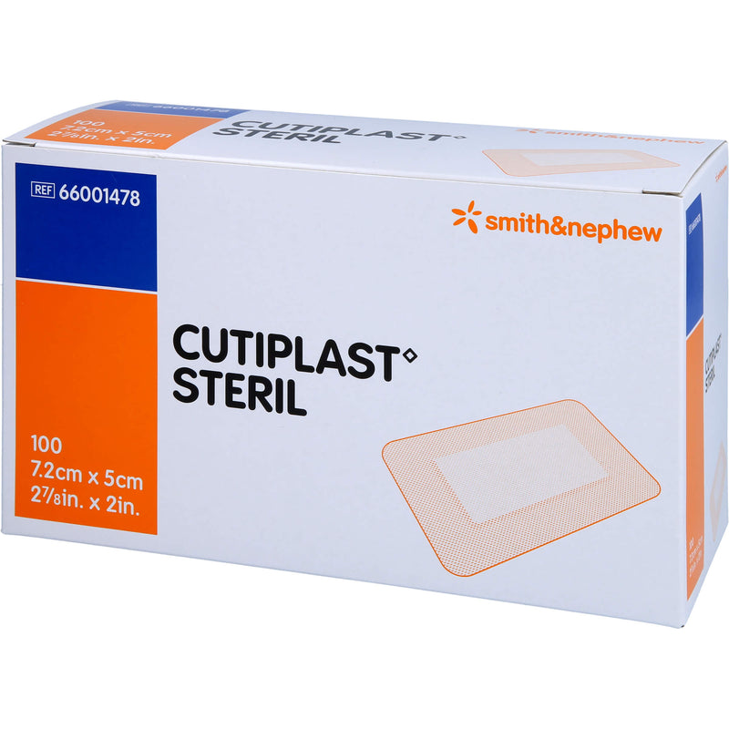 CUTIPLAST ST WUNDV 7.2X5CM 100 St