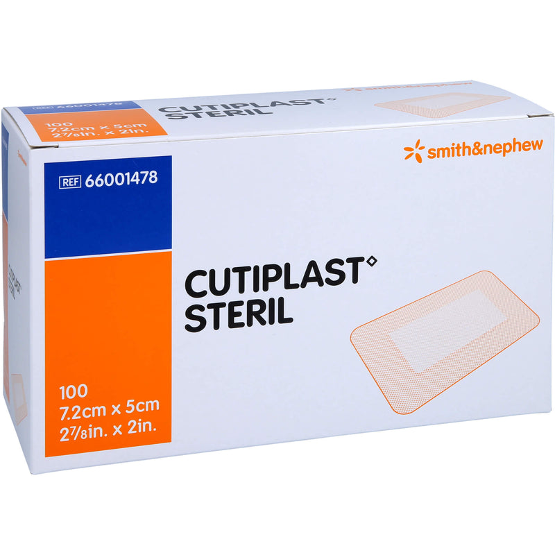 CUTIPLAST ST WUNDV 7.2X5CM 100 St