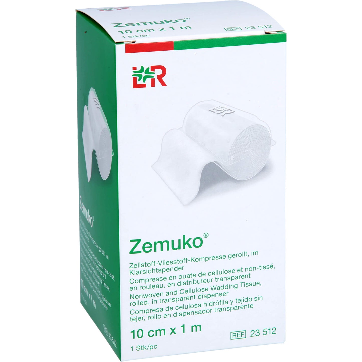 ZEMUKO Vliesstoff-Kompr.gerollt 10 cmx1 m 1 St