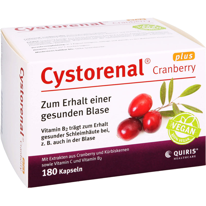 CYSTORENAL CRANBERRY PLUS 180 St