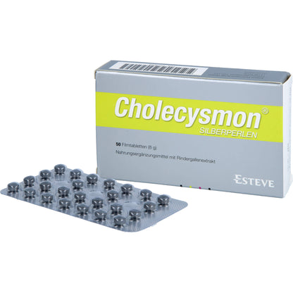 CHOLECYSMON Silberperlen 50 St