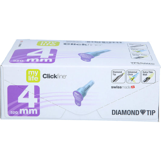 MYLIFE Clickfine Pen-Nadeln 4 mm 32 G 100 St