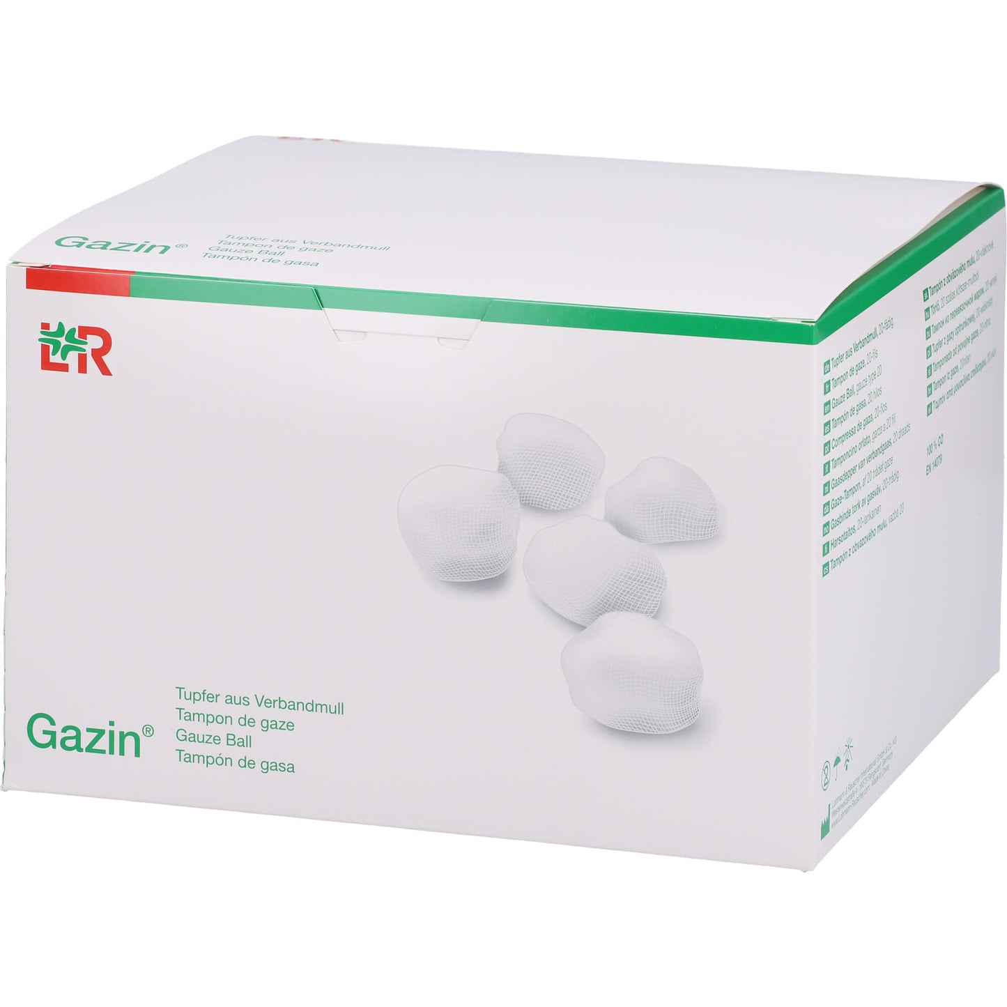 GAZIN Tupfer pflaum.steril 2+3 Schutzr.o.RK 125 St