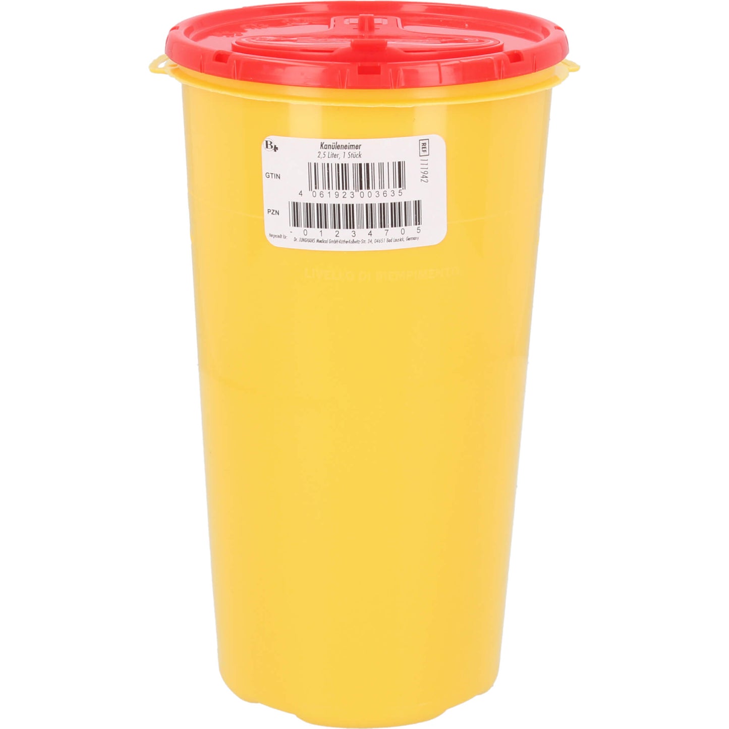 KANÜLENEIMER 2,5 l gelb 1 St