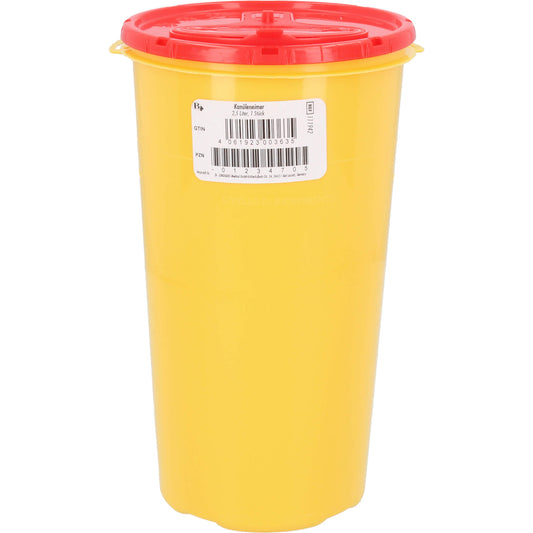 KANÜLENEIMER 2,5 l gelb 1 St
