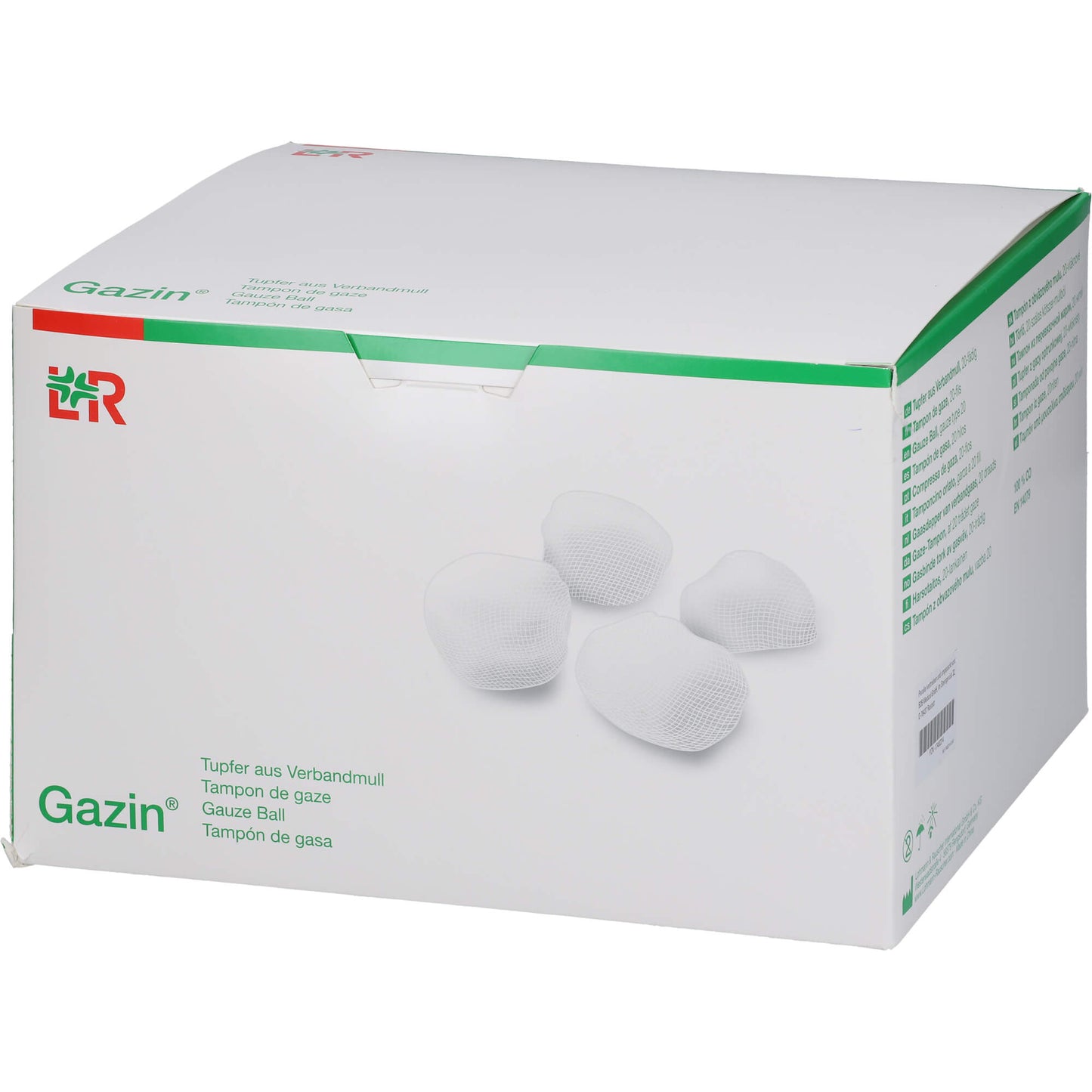 GAZIN Tupfer pflaum.steril 2+2 Schutzr.o.RK 100 St