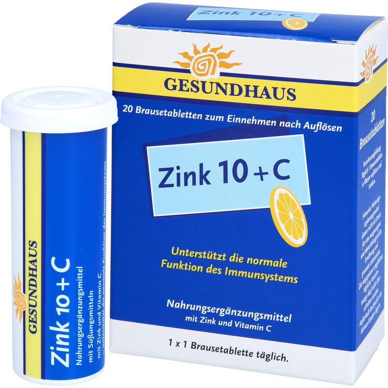 ZINK 10+C BRAUSETABLETTEN 20 St