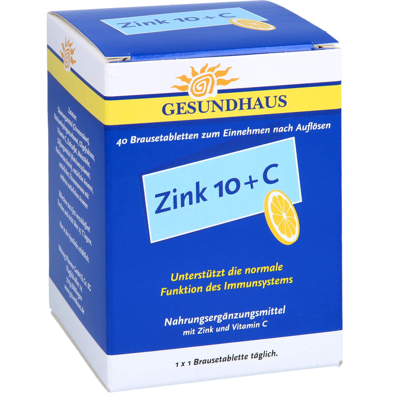 ZINK 10+C BRAUSETABLETTEN 40 St