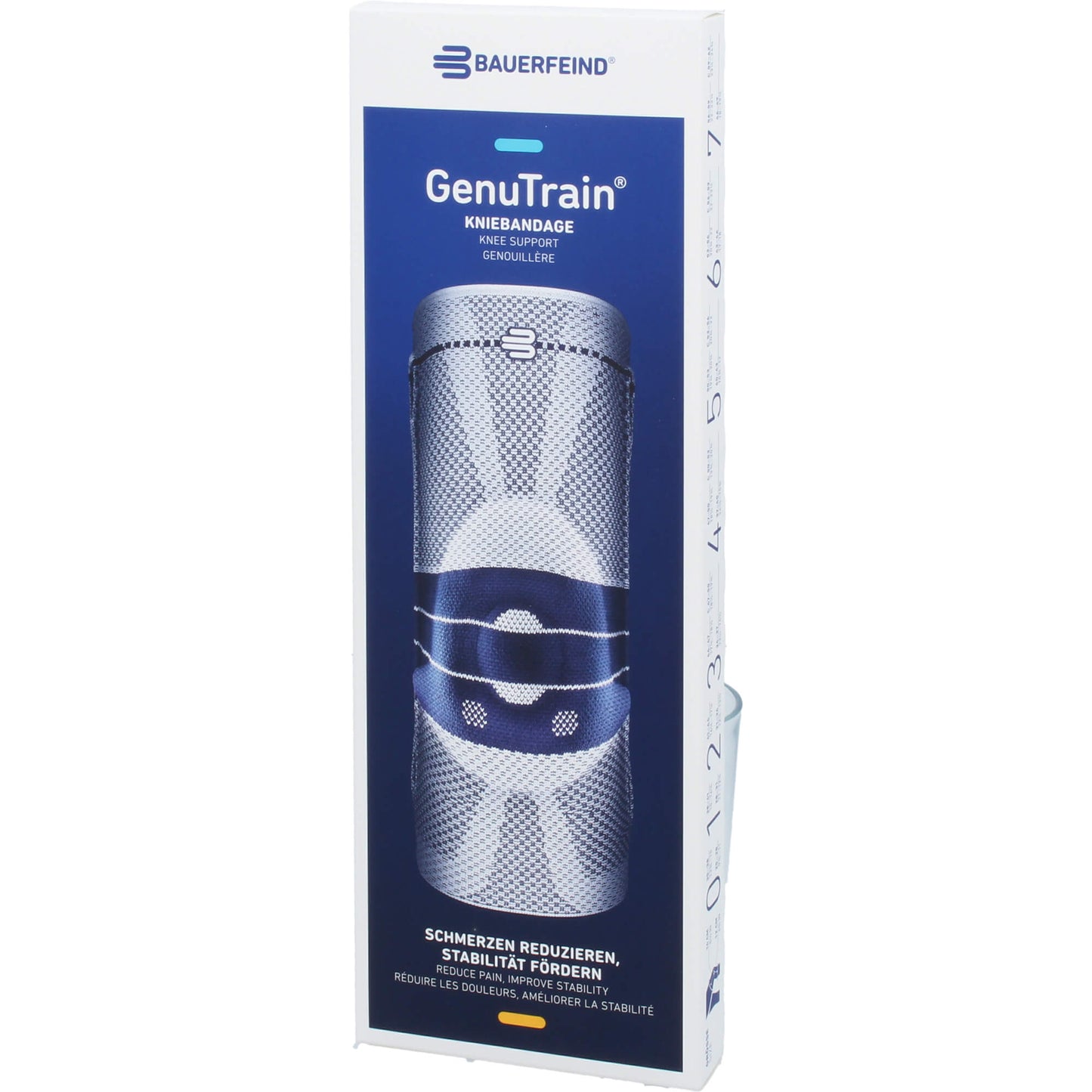 GENUTRAIN Kniebandage Gr.5 natur 1 St