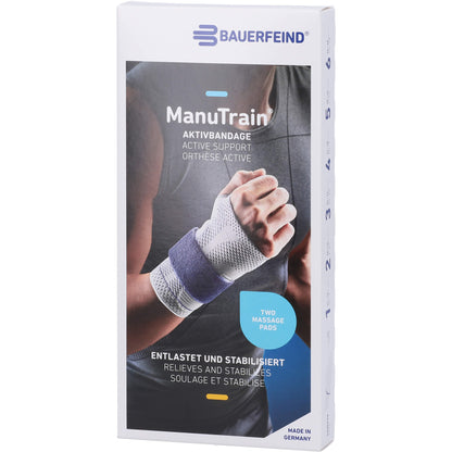 MANUTRAIN Handgelenkbandage rechts Gr.1 titan 1 St