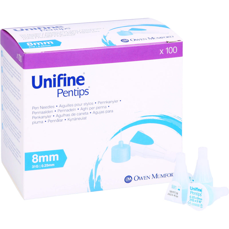 UNIFINE PENTIPS 8MM 31G 100 St