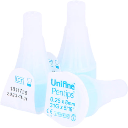 UNIFINE Pentips Kanüle 31 G 8 mm 100 St