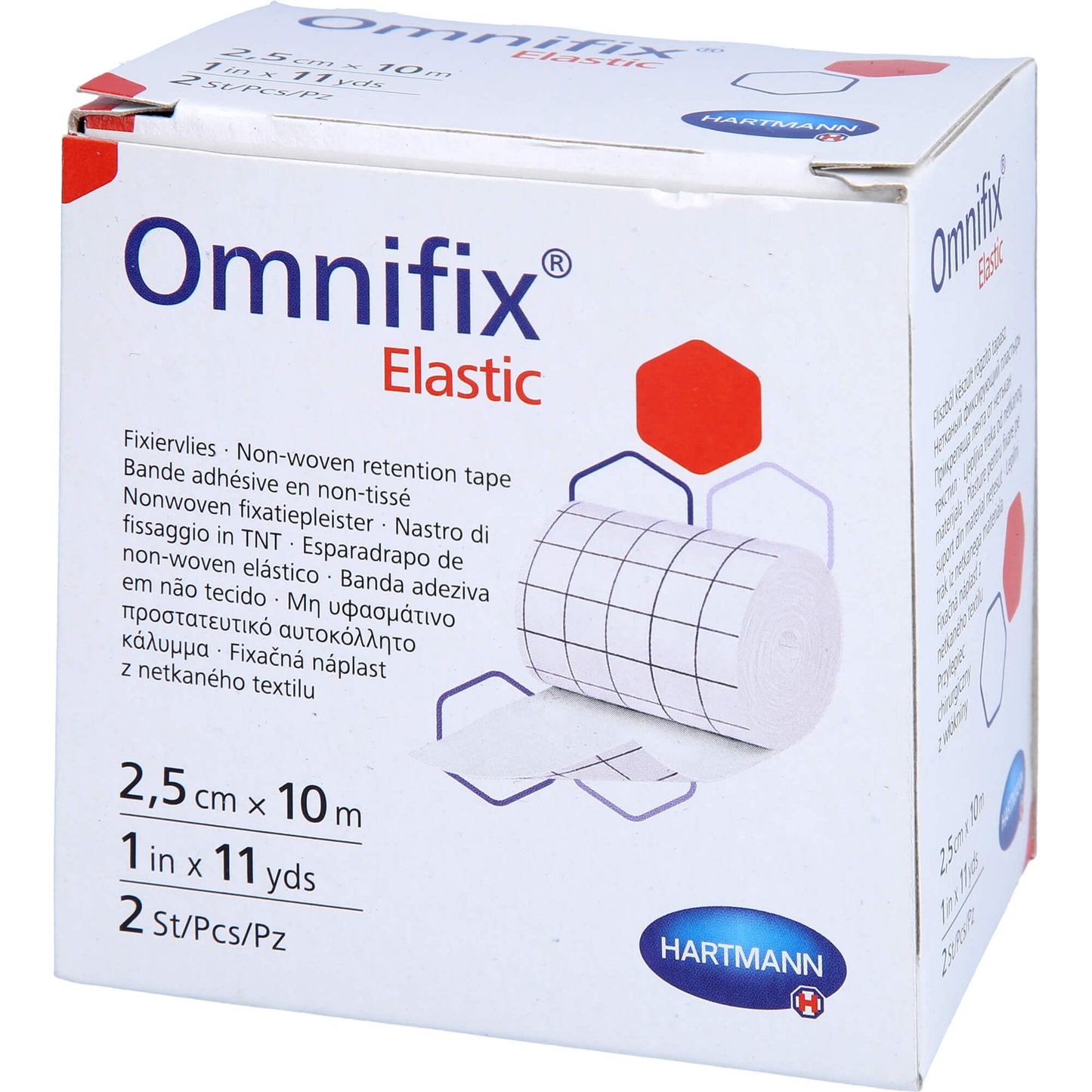 OMNIFIX elastic 2,5 cmx10 m Rolle 2 St